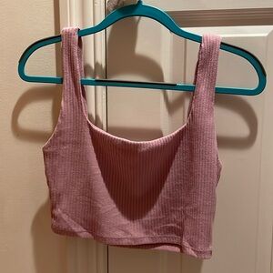 Mauve crop top